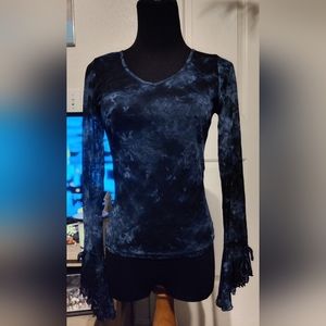 AURORA U.S.A. SIZE MEDIUM LONG SLEEVE BLOUSE TYPE SHIRT